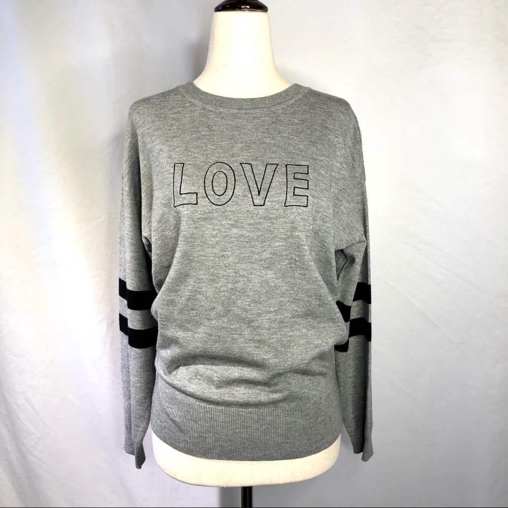 NWT Philosophy Love intarsia light soft sweater XS